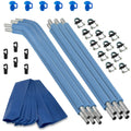 8 Curved Trampoline Safety Enclosure Poles R415