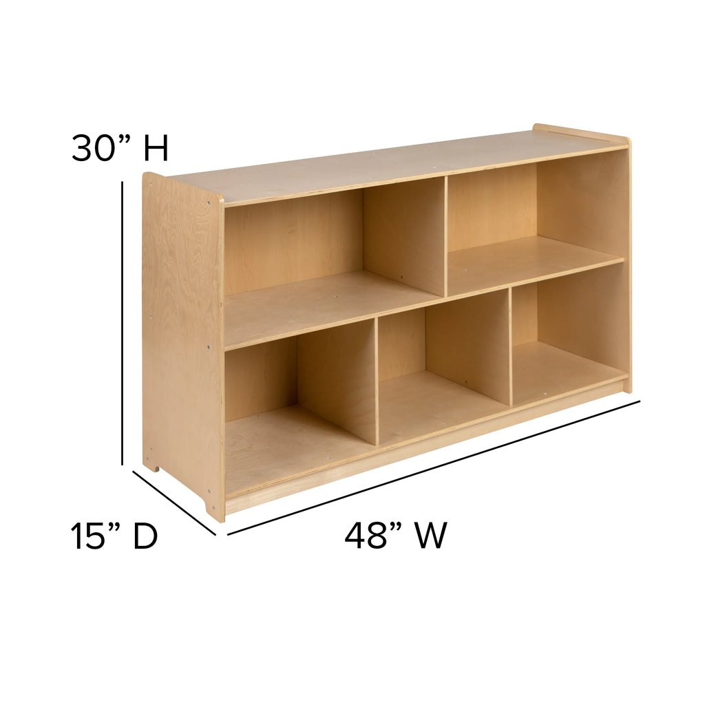 Wooden 5 Section Storage Cabinet H290
