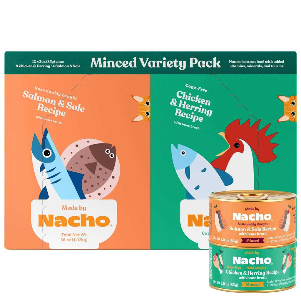Cage-Free Turkey & Turkey Liver Recipe Minced Wet Cat Food L332