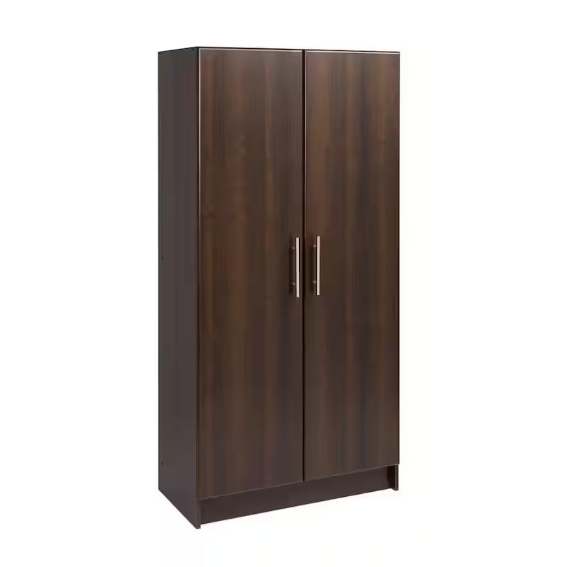Wood Freestanding Garage Cabinet in Espresso W37779
