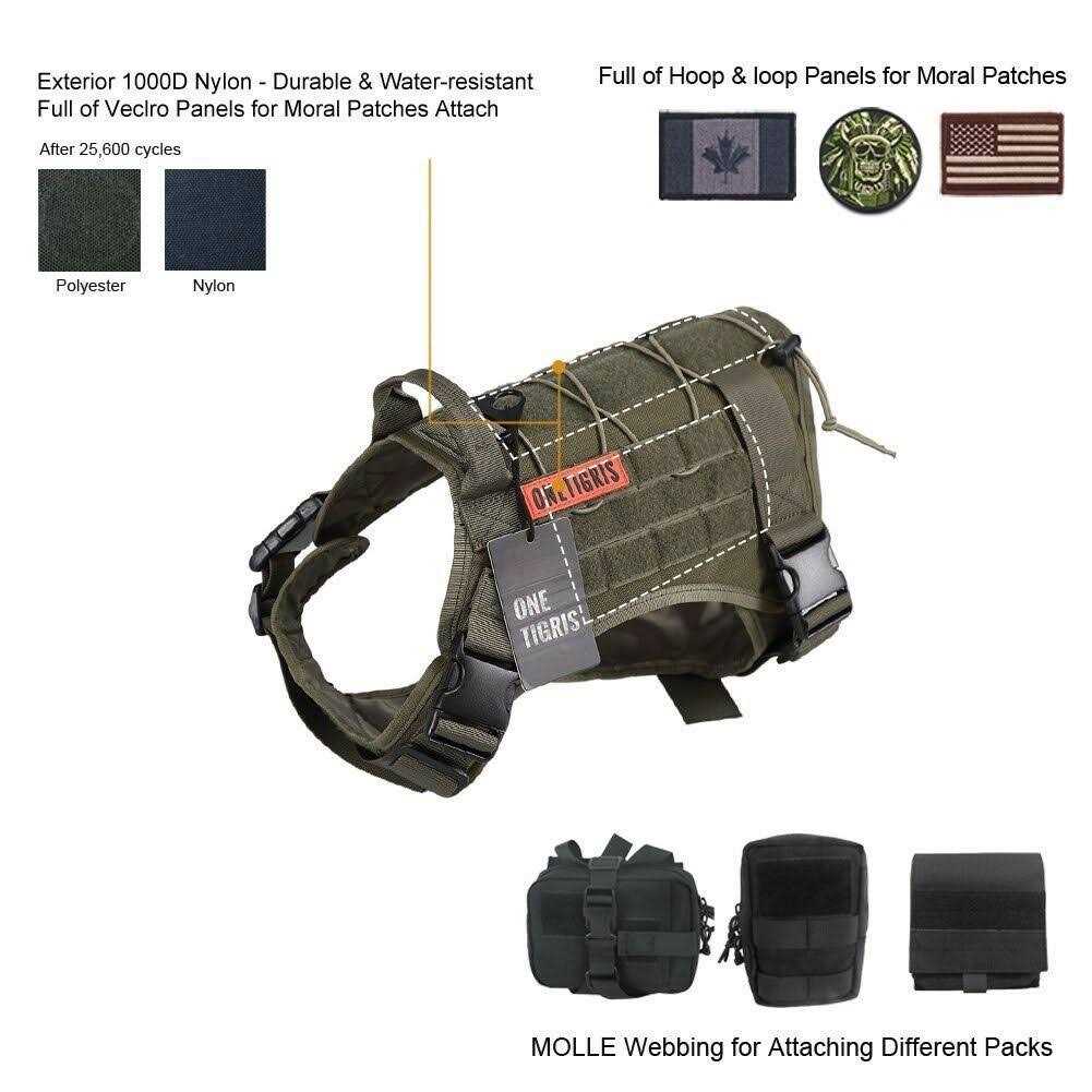 Tactical Dog Harness R64390