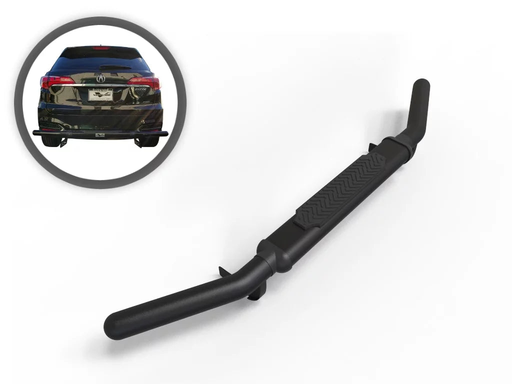 Black Powdercoat Pintle Rear Bumper Guard P655
