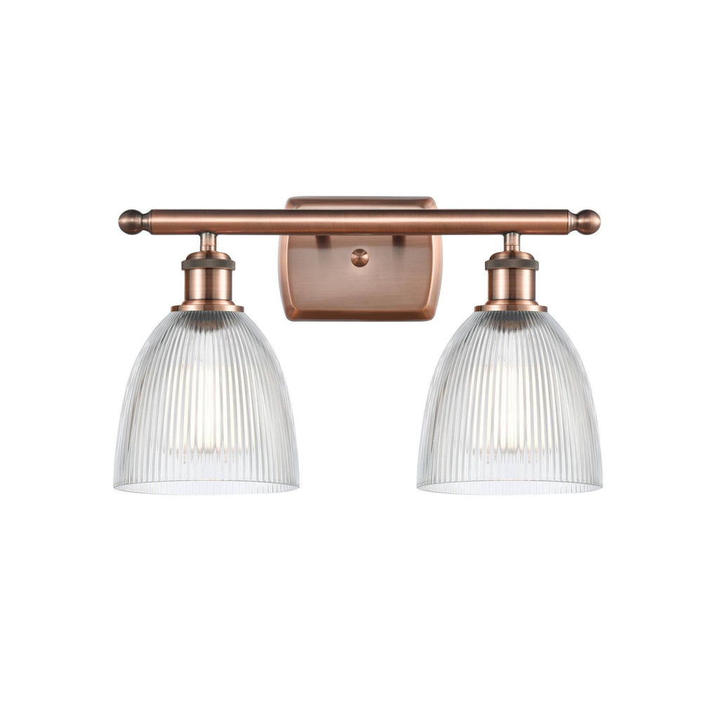 Brushed Satin Nickel 2 Light Bath Vanity Light F825954