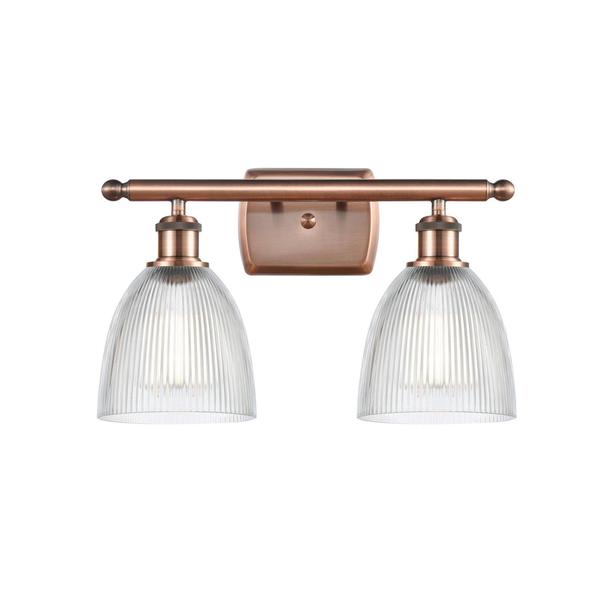 Brushed Satin Nickel 2 Light Bath Vanity Light F825954