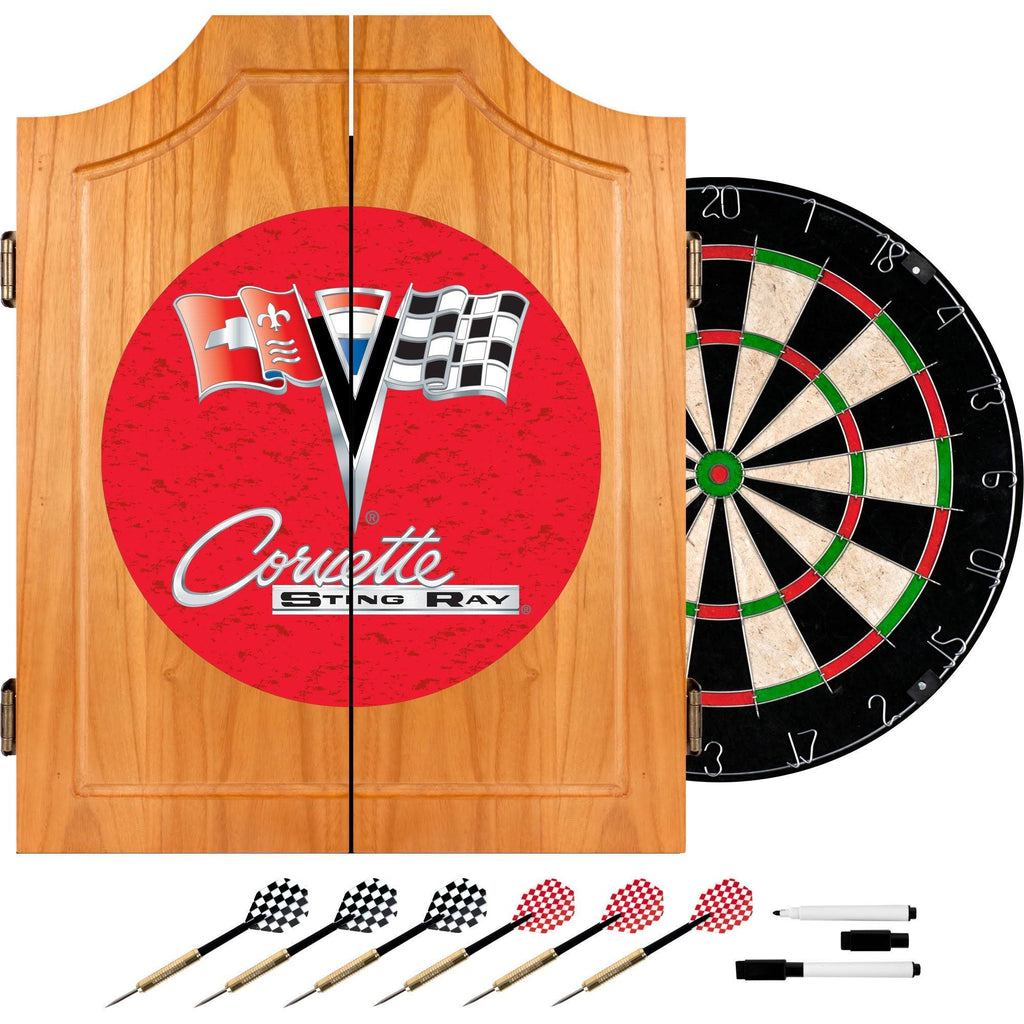 Dart Cabinet with Darts and Board X555133