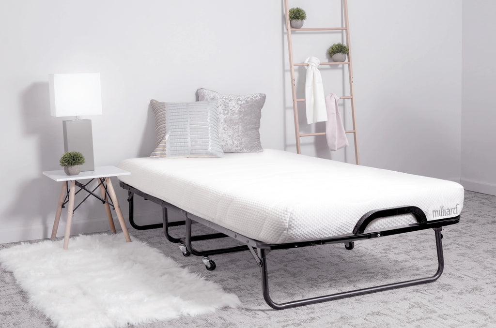 Cot Size Folding Bed with Memory Foam Mattress R683