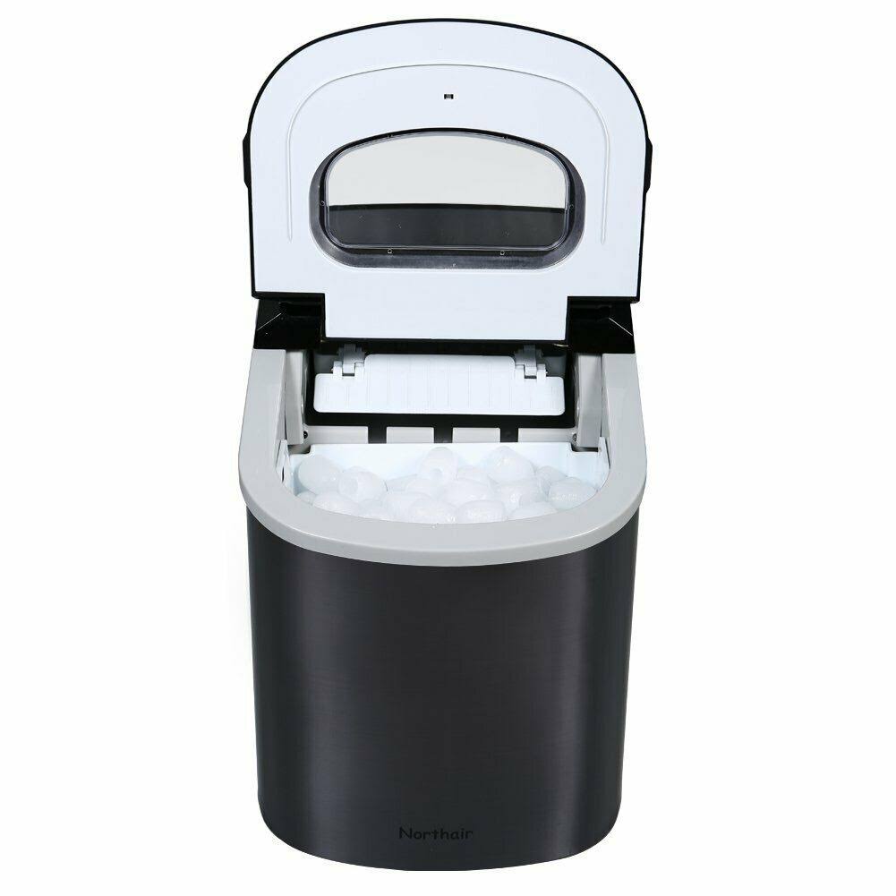 Stainless Steel Portable Countertop Ice Maker V518314