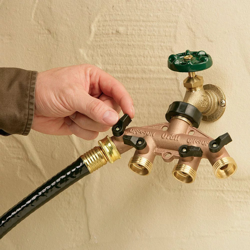 Brass Hose Faucet Manifold Q70350