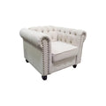 Beige Upholstered Chair I401426
