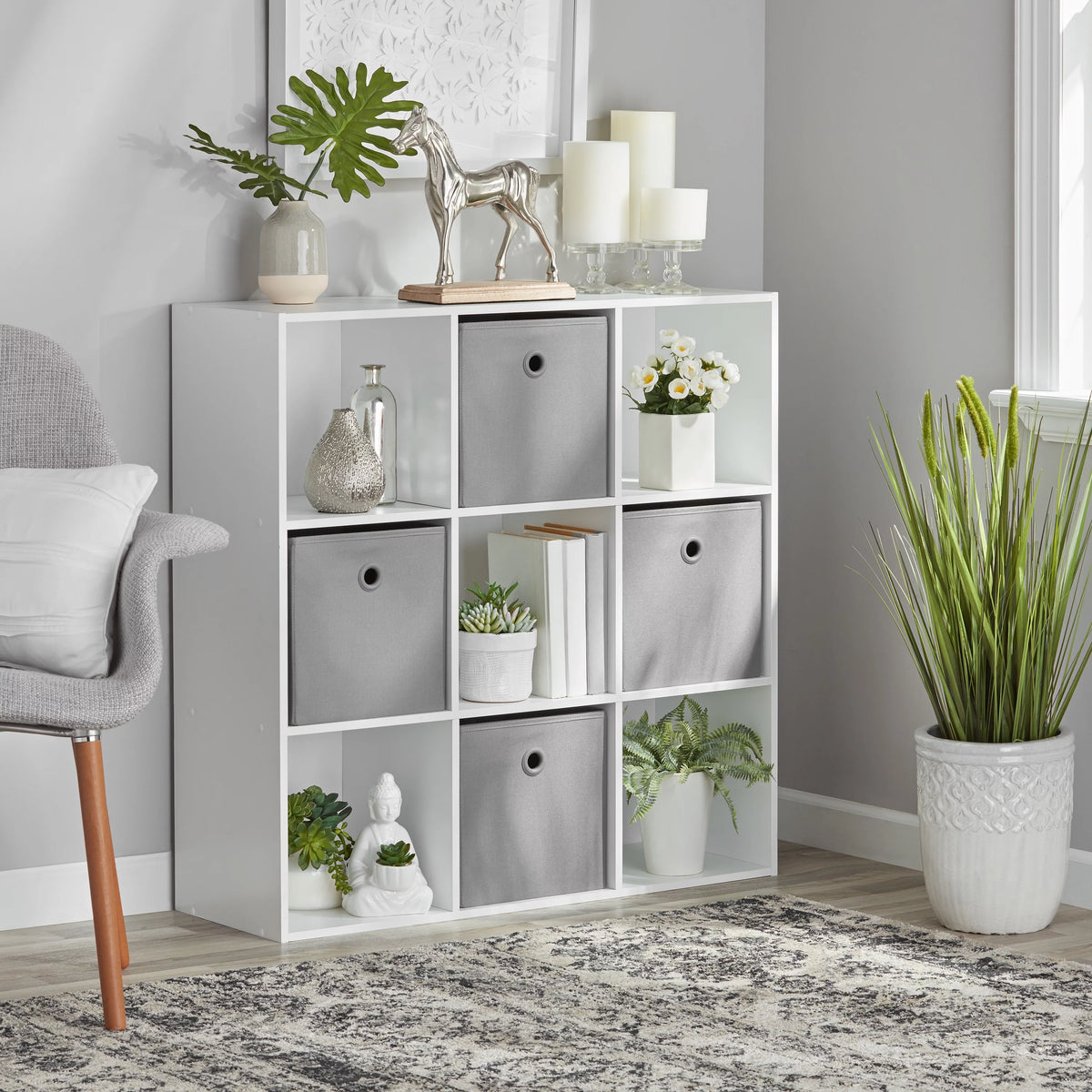 White 9-Cube Storage Organizer C4526