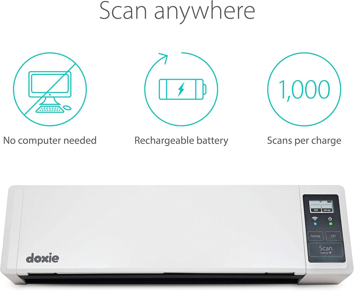 Rechargeable Document Scanner with ADF and Wi-Fi U5267