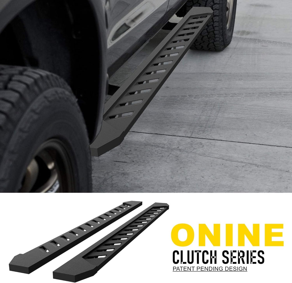 Running Boards Side Step Nerf Bar 7 Inch Wide Texture Black U6575