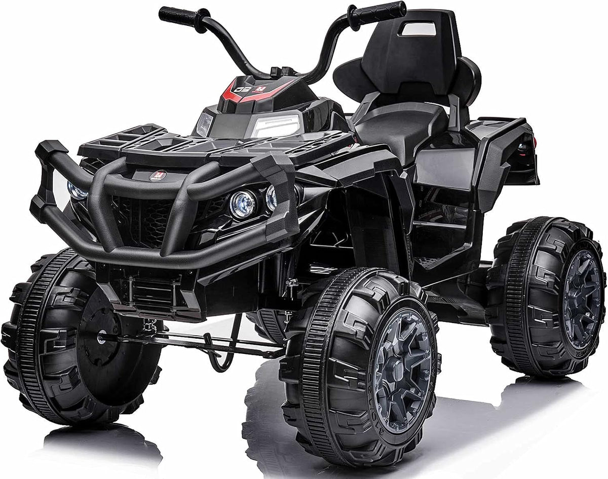 Kids Electric 4 Wheeler ATV, 12V Battery Powered, Black A180