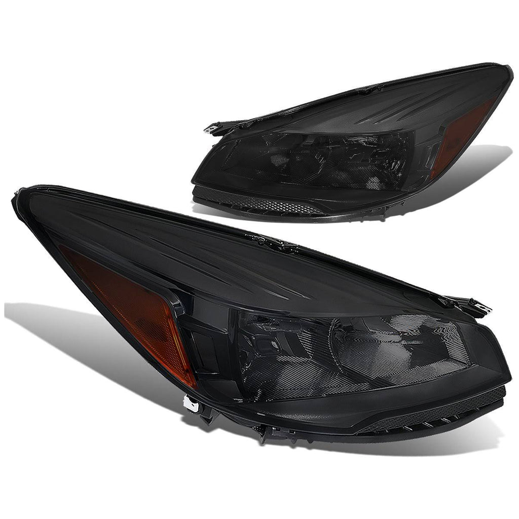 Smoked Housing Amber Corner Headlamp Pair I3764