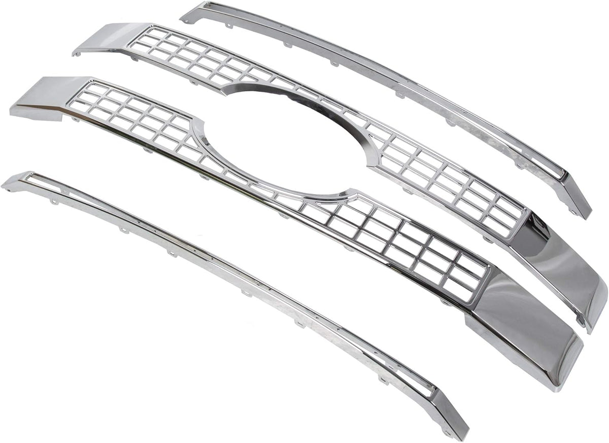 Chrome Front Hood Bumper Grille 4PCS M12624