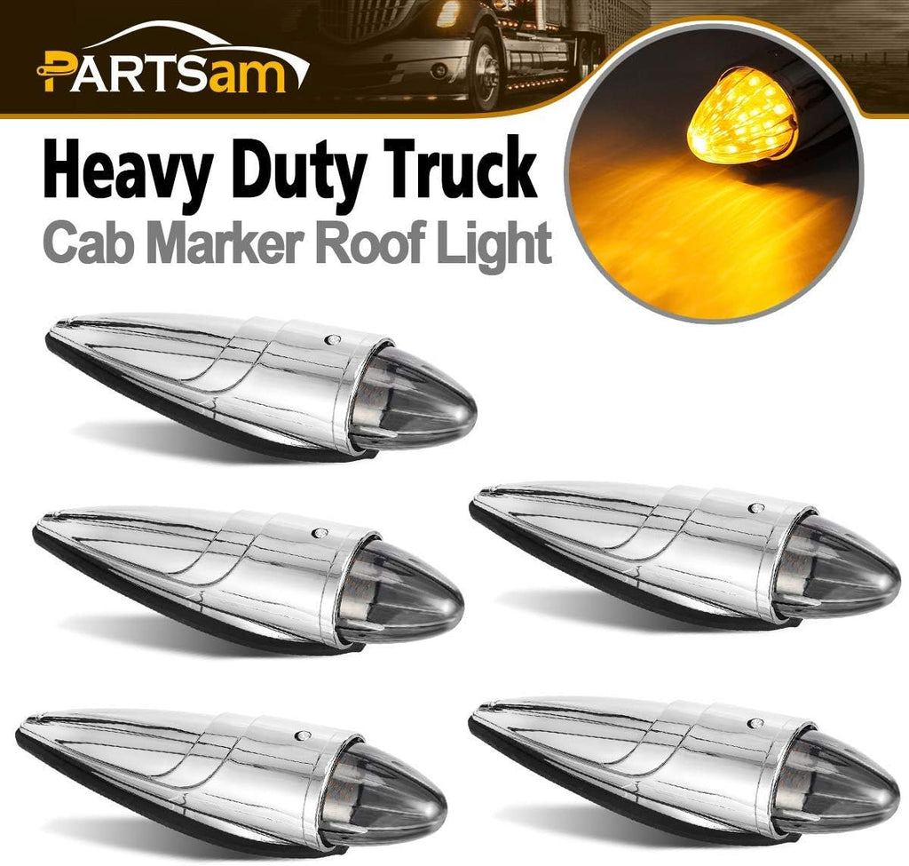 Amber Yellow 17 LED Cab Marker Lights Assembly V7295