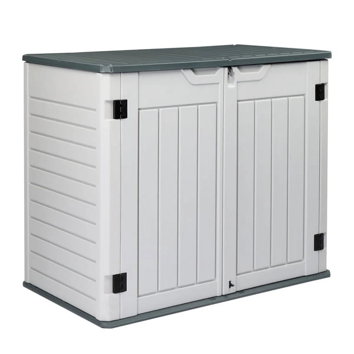 260 Gallon Waterproof Lockable Off-White Outdoor Storage Deck Box X811