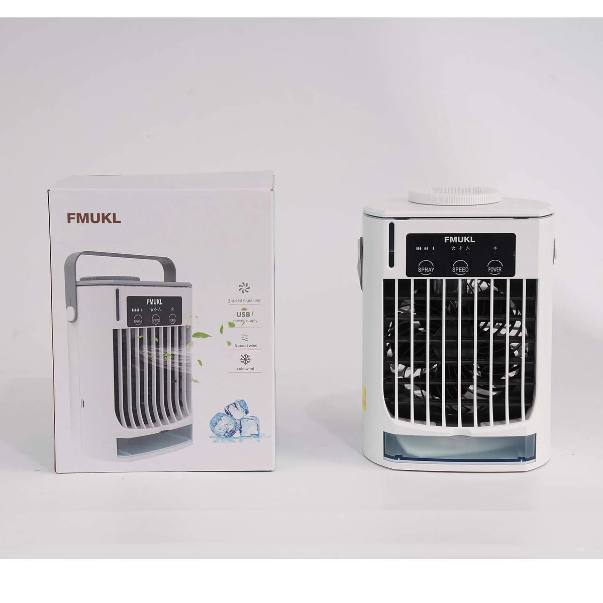 Portable Air Conditioner with Remote, 3 Speeds, USB Powered H855366