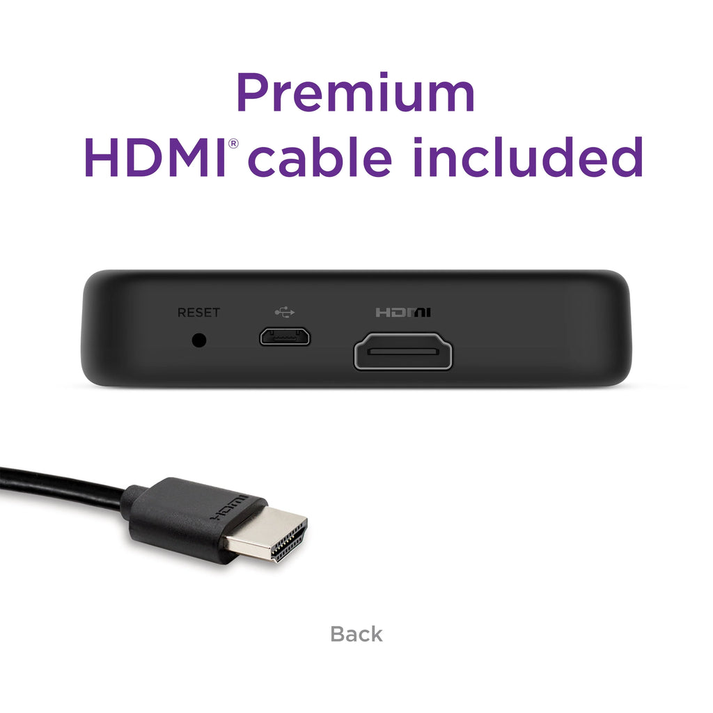 4K HDR Streaming Media Player with HDMI Cable and Remote Y3941