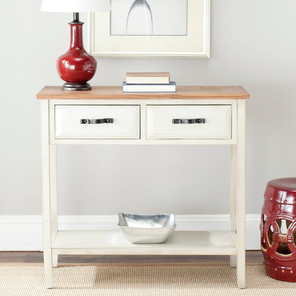 White Birch Console Table C783092