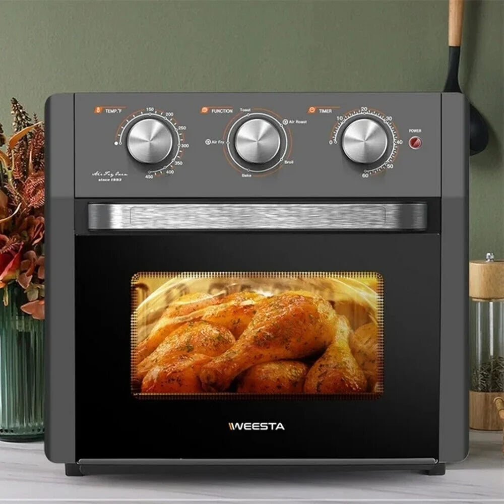 20QT Air Fryer Oven Combo with Accessories, Gray B172844