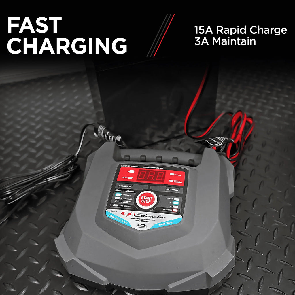 6V/12V Automatic Battery Charger/Maintainer P75951