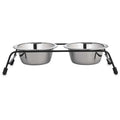 Stainless Steel Double Diner Cat Bowl A2186