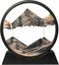 Moving Sand Art Picture Round Glass 3D Deep Sea 7 Inch Pack of 2 L311133