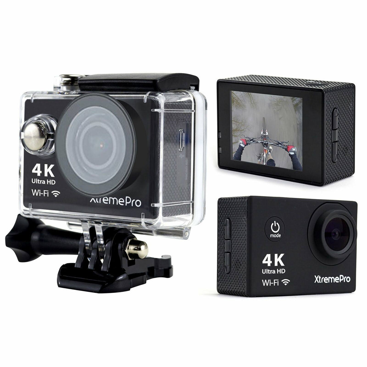 4K Ultra HD Sports Camera Bundle with Wireless Wrist Remote P16732
