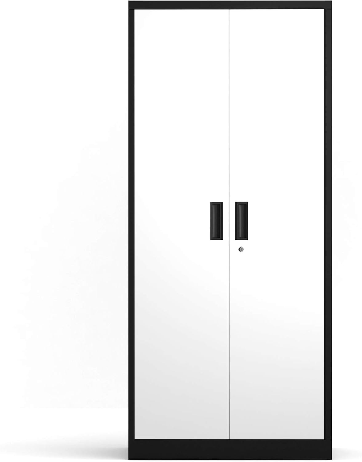 Metal Storage Cabinet with Locking Doors and 4 Adjustable Shelves M150829