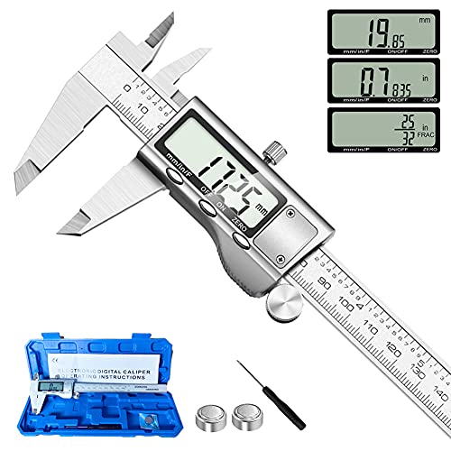 Stainless Steel Digital Caliper 6 Inch I3666