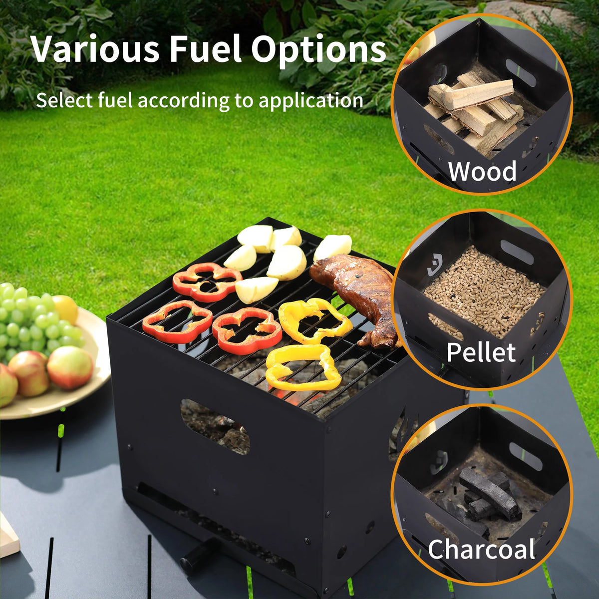 4 in 1 Wood Fired 12 inch Pizza Oven P9178