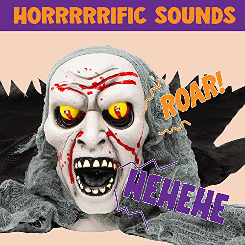 Sound Activated Halloween Groundbreaker Crawling Doll G598