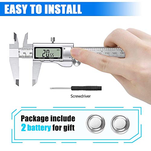 Stainless Steel Digital Caliper 6 Inch I3666