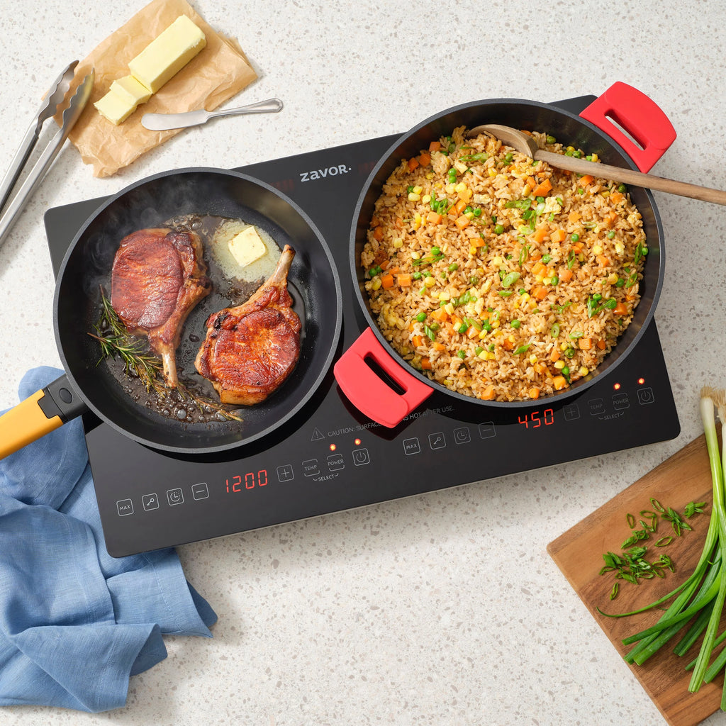 1800 W Portable Double Induction Cooktop C6005