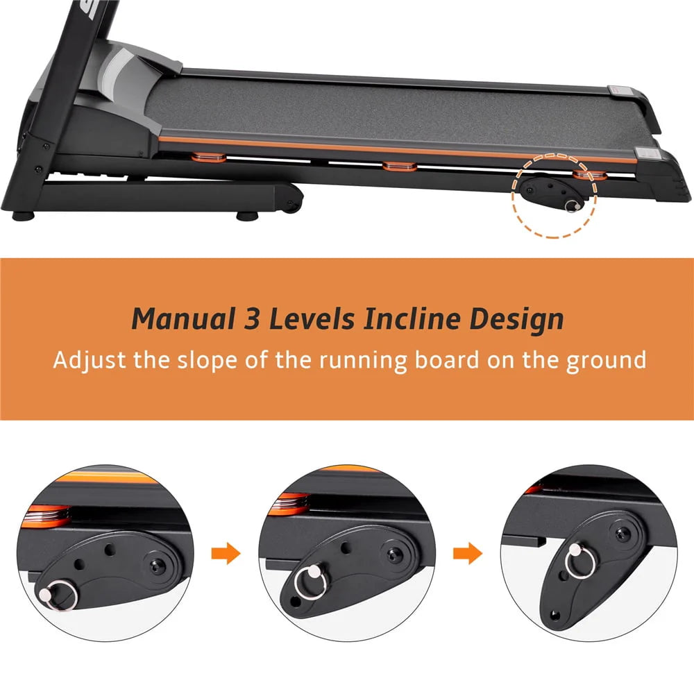 Folding Electric Treadmill with Incline E155