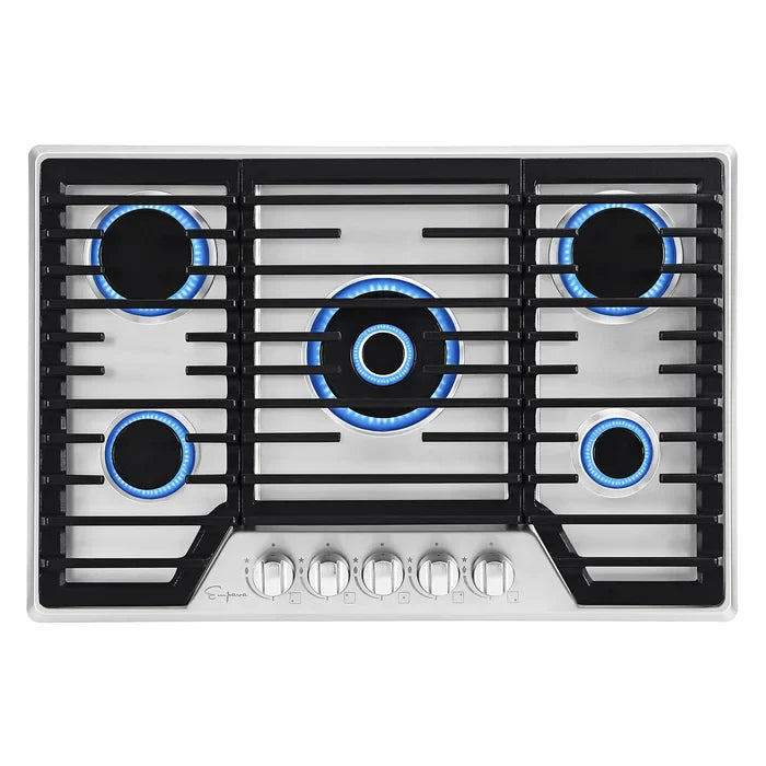 Stainless Steel Built-In Gas Cooktop with 5 Burners D73084
