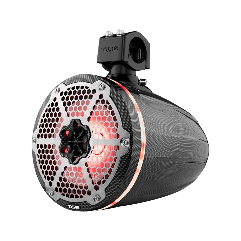 8 Marine Tower Speakers with RGB LED Lights O954