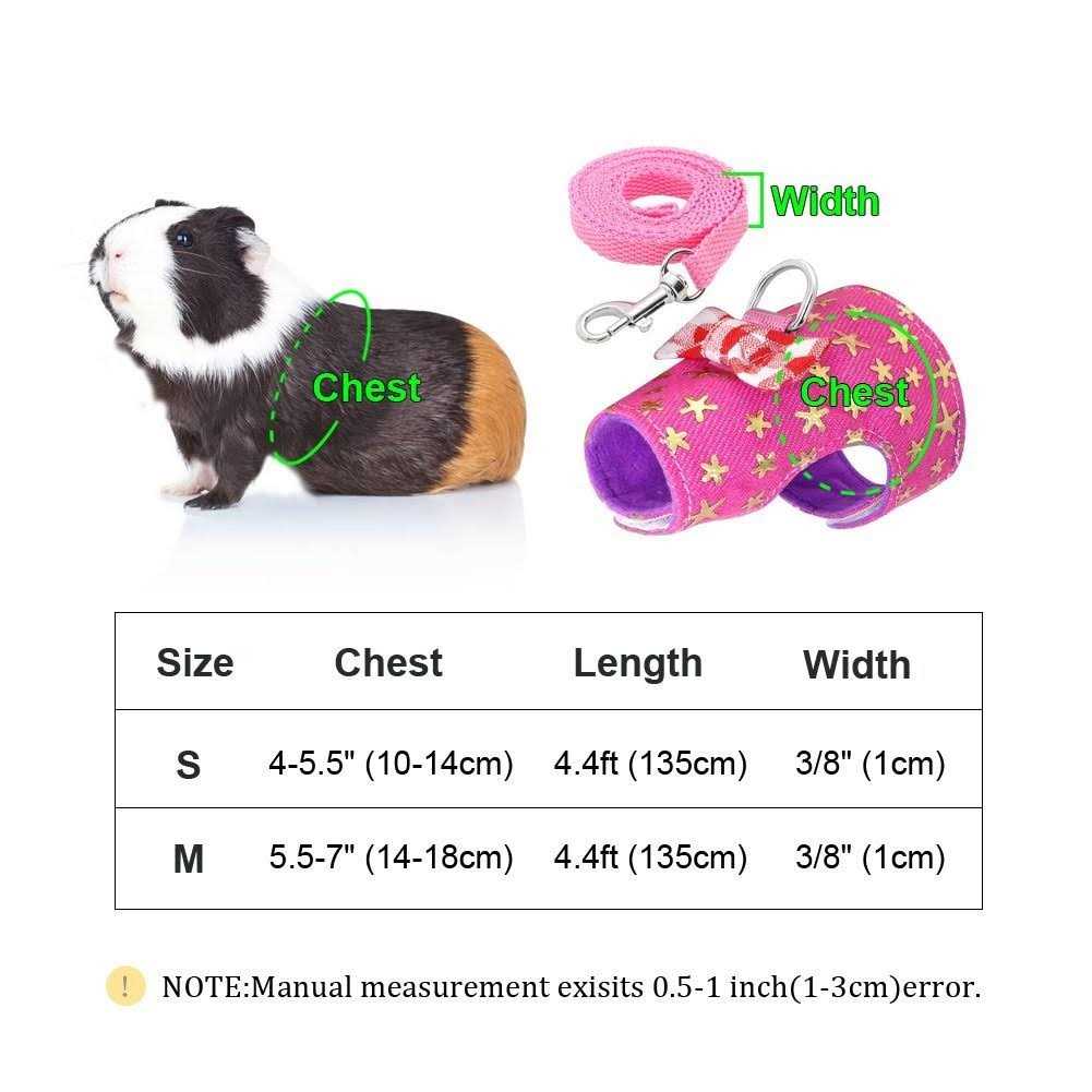 Small Pet Outdoor Walking Harness Vest and Leash Set with Bowknot L53356