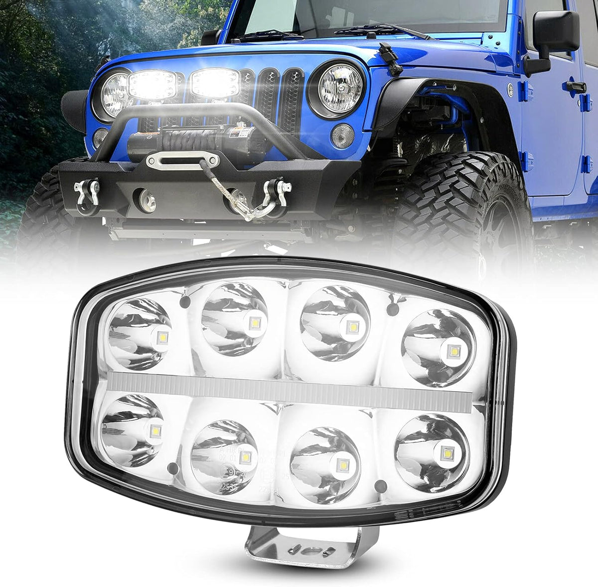 LED Work Light Driving Fog Light Off-Road Light LED Pods Flood & Spot Combo Beam Pack of 2 R85229