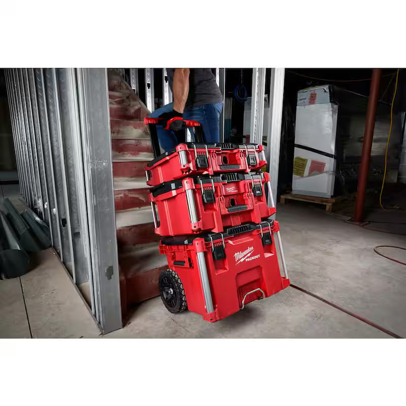 22 in. Rolling Tool Box and Large and Medium Tool Box Q543