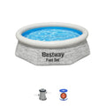 12' x 30 Round Inflatable Swimming Pool Set U2954
