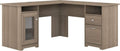 L Shape Desk, 60W, Ash Gray E4920