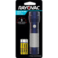 Mini LED Flashlight with Glow in the Dark Rubber Grip T860951