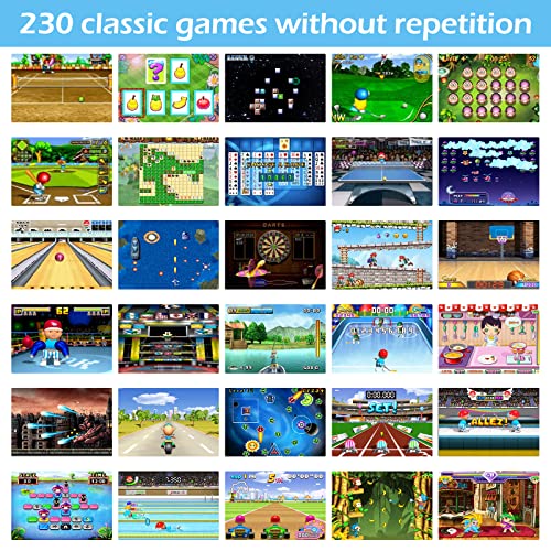 Blue Handheld Game with 230 Preloaded Games A33688