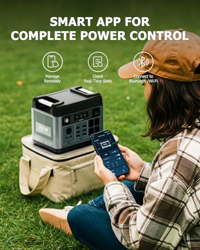 2400W Solar Generator with 200W Solar Panel, 2048Wh Power Station Y363486