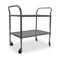 2 Shelf Chrome Wire Cart K395227
