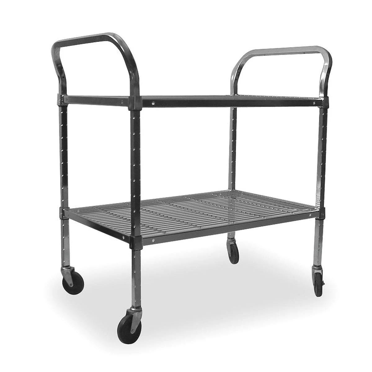 2 Shelf Chrome Wire Cart K395227