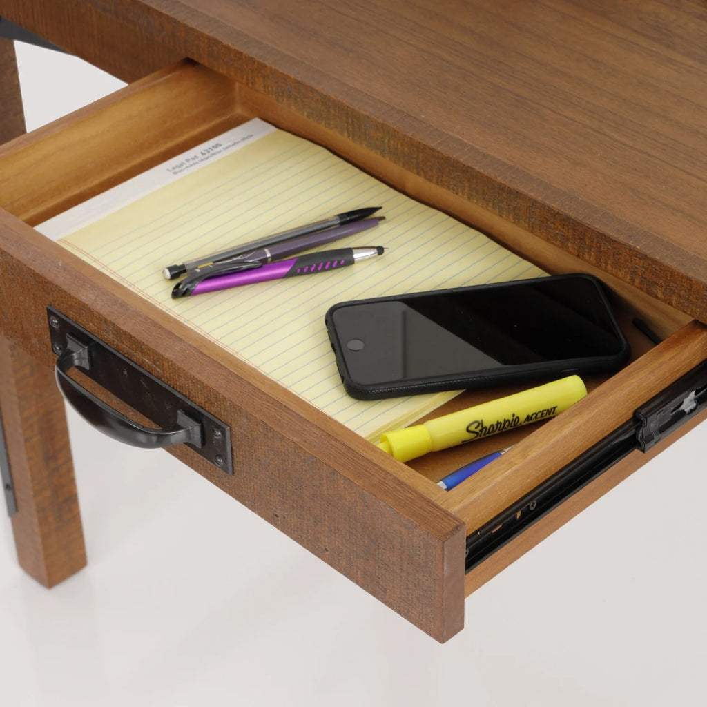 30 x 47.5 x 47.5 in Desk with USB Ports, File Cabinet and Machine Stand B28096