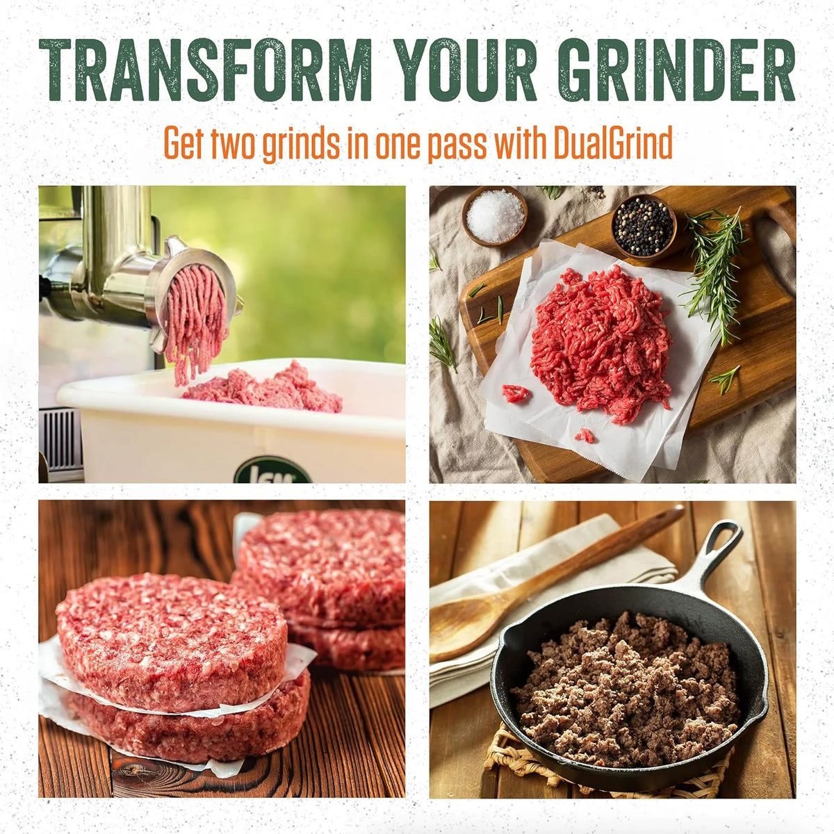 Stainless Steel Meat Grinder Attachment G418998
